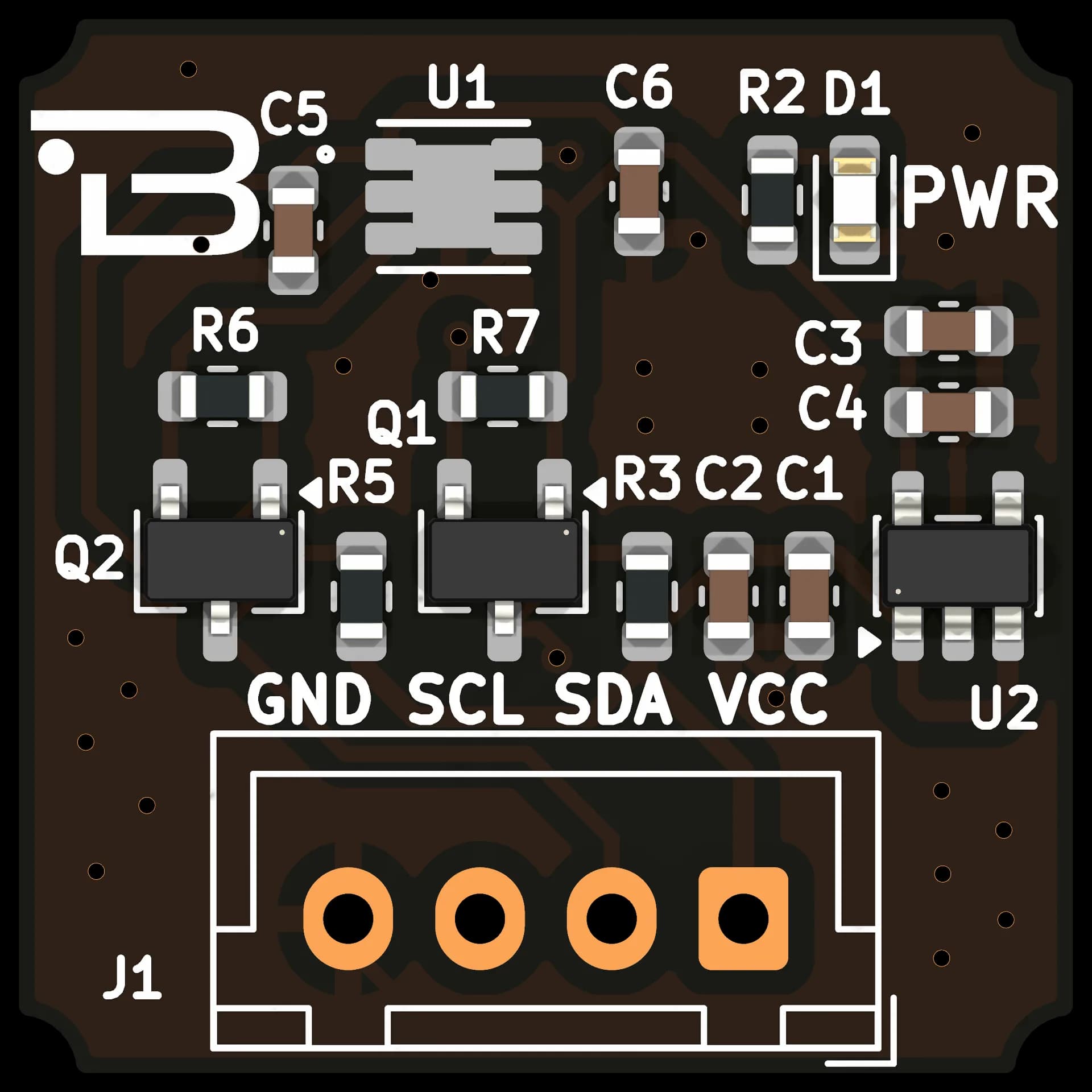 Boardoza SGP40 Gas Sensor Breakout Board – 1