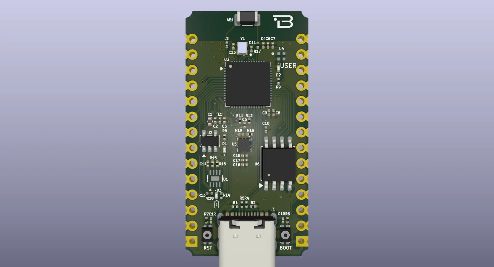 Boardoza ESP32-S3 Mini Development Board – 1
