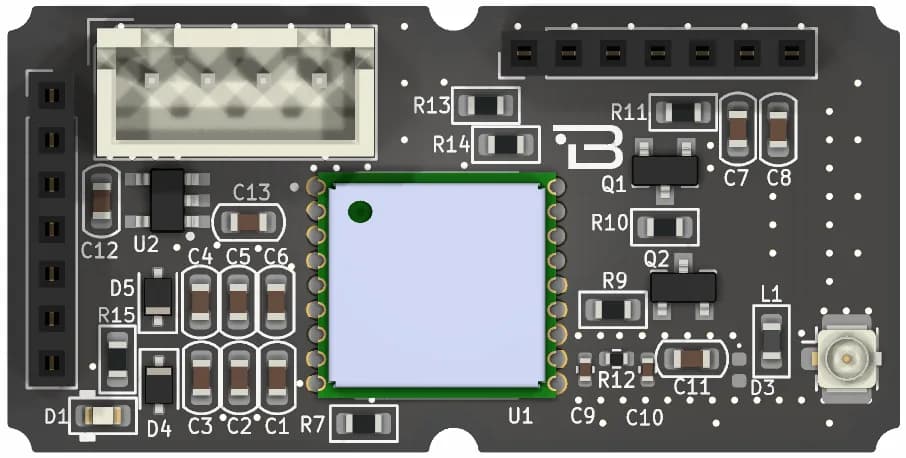 Boardoza LC76GABMD GPS Breakout Board – 1