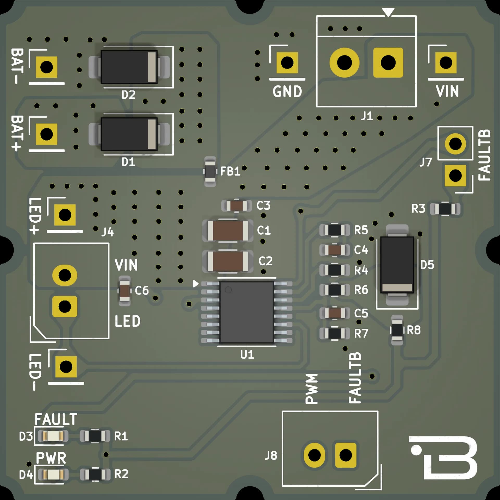 Boardoza AL5871 LED Breakout Board – 1