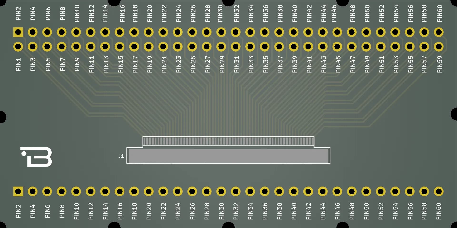 Boardoza FFC/FPC Adapter Breakout Board – 1