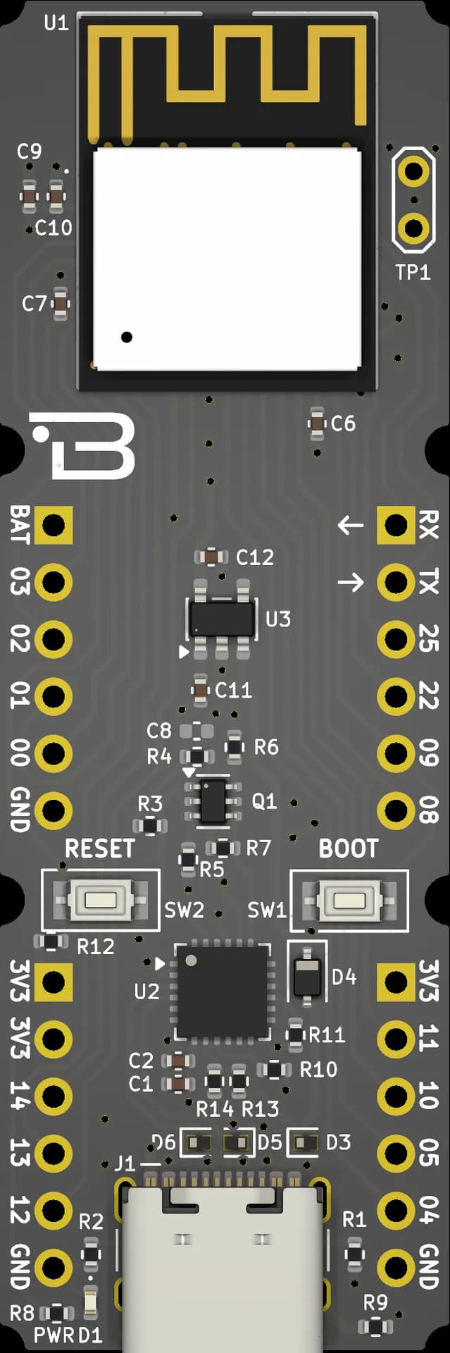 Boardoza ESP32-H2 Evaluation Board – 1