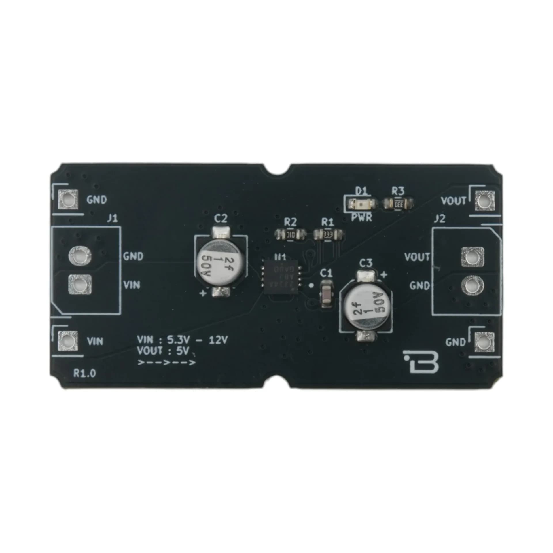 Boardoza NCP3334A 5V Low Dropout Voltage Regulator Breakout Board – 1