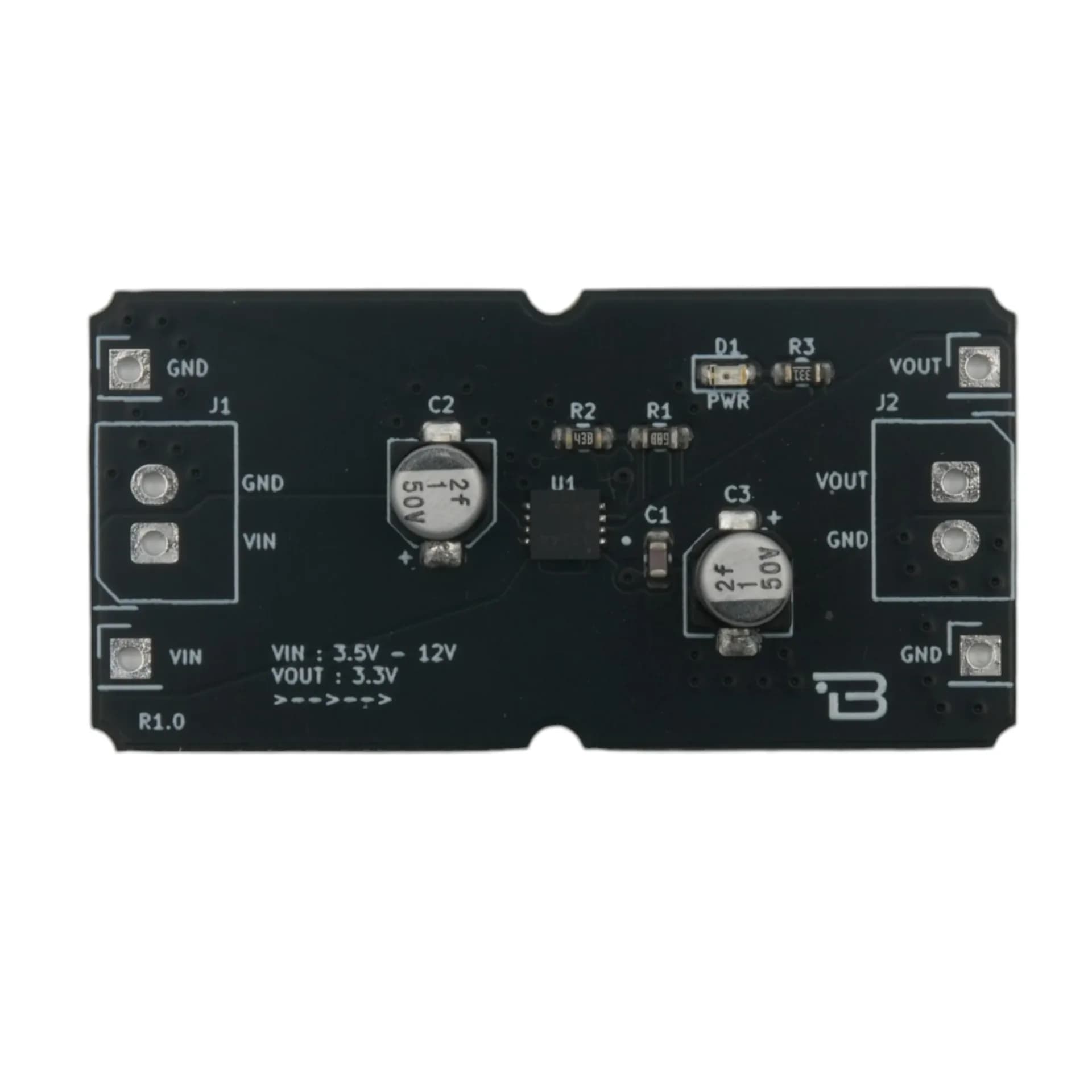 Boardoza NCP3334A 3V3 Low Dropout Voltage Regulator Breakout Board – 1