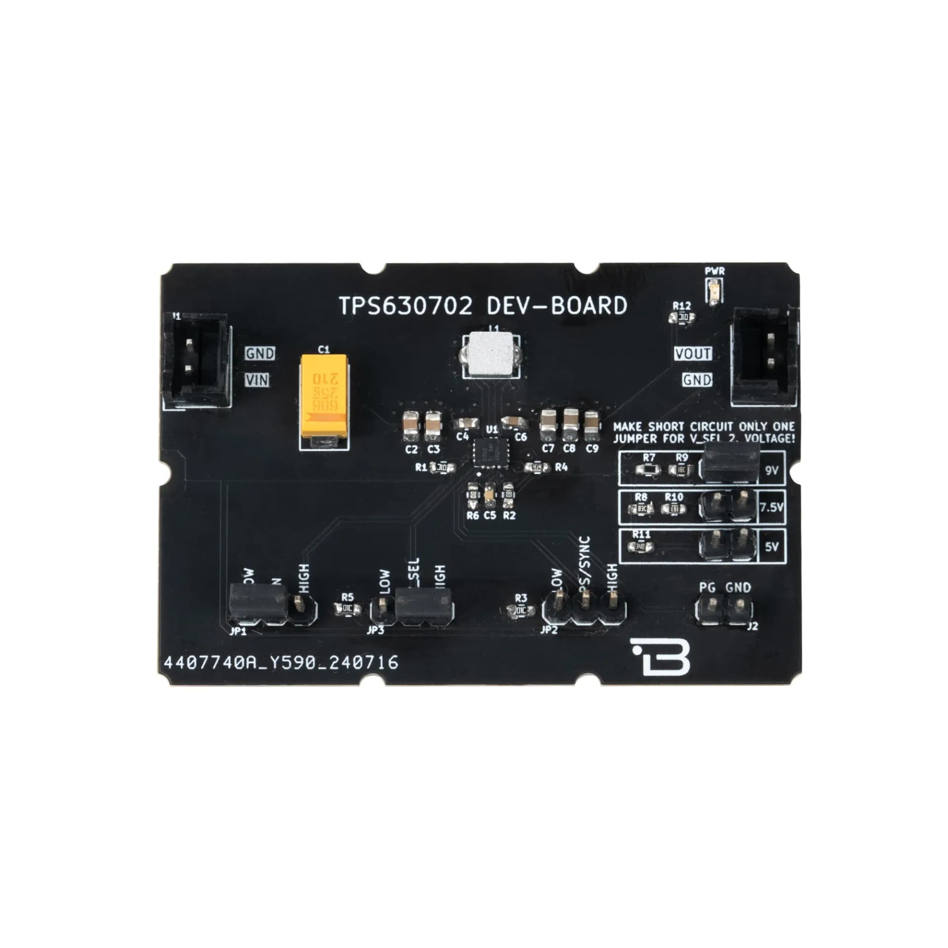 Boardoza TPS630702 Buck-Boost Converter Breakout – 1