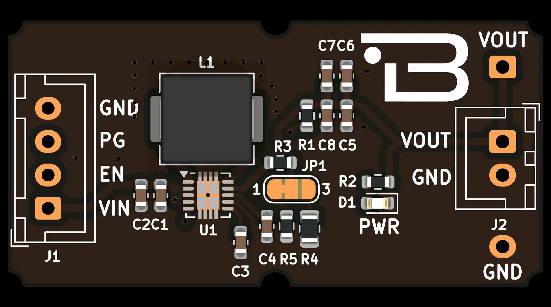 Boardoza TPS63060 Voltage Regulator Breakout Board – 1