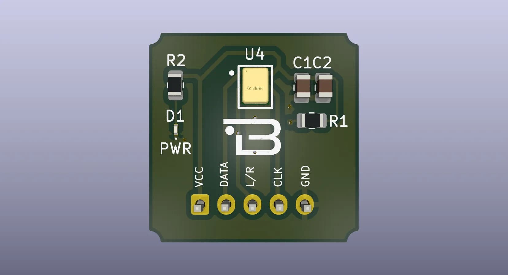 Boardoza IM68D128BV01 Audio Breakout Board – 1
