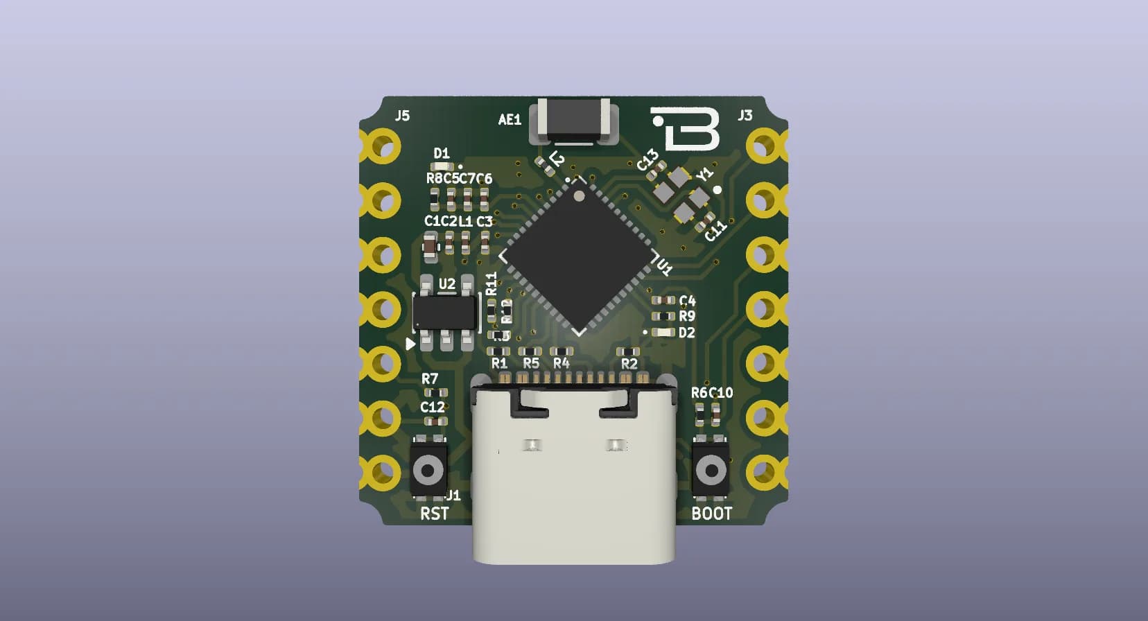 Boardoza ESP32-C6 Supermini Development Board – 1