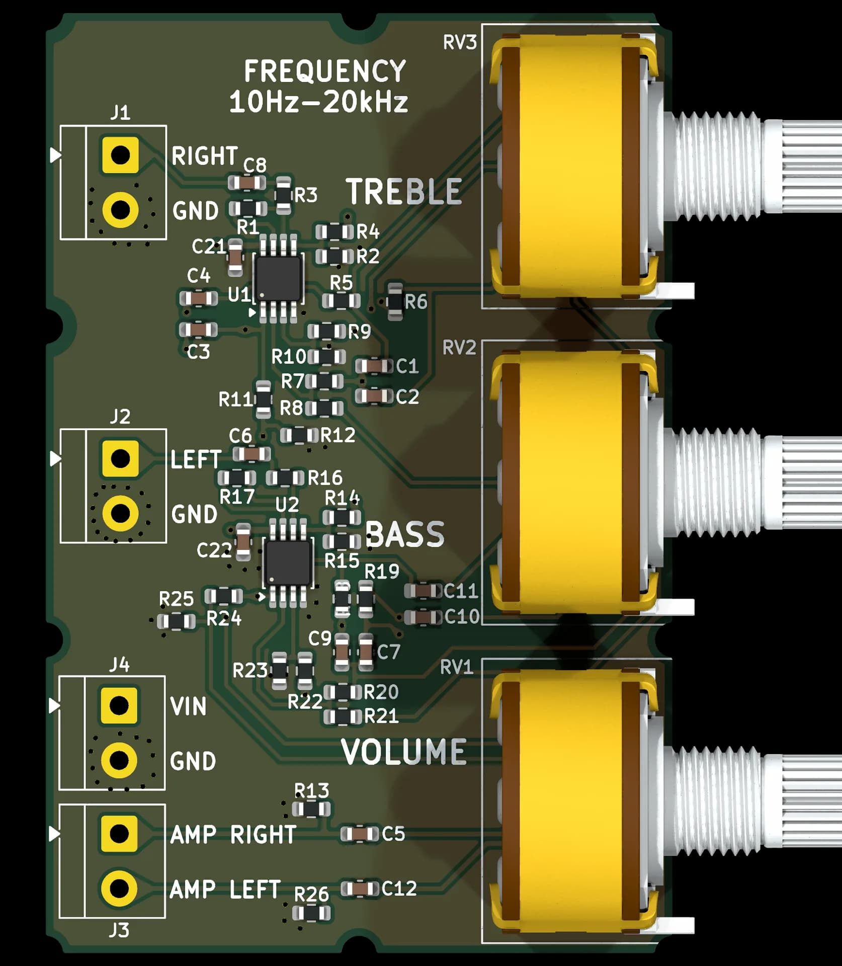 Boardoza Audio EQ 2 Equalizer Breakout Board – 1