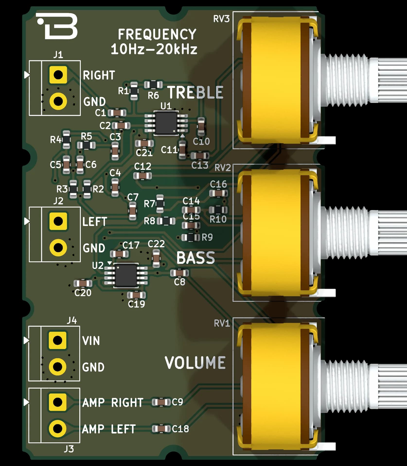 Boardoza Audio EQ 1 Equalizer Breakout Board – 1