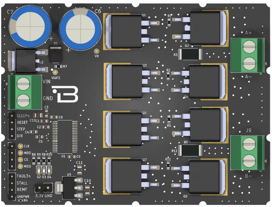 Boardoza DRV8711 Stepper Motor Driver Breakout Board – 1