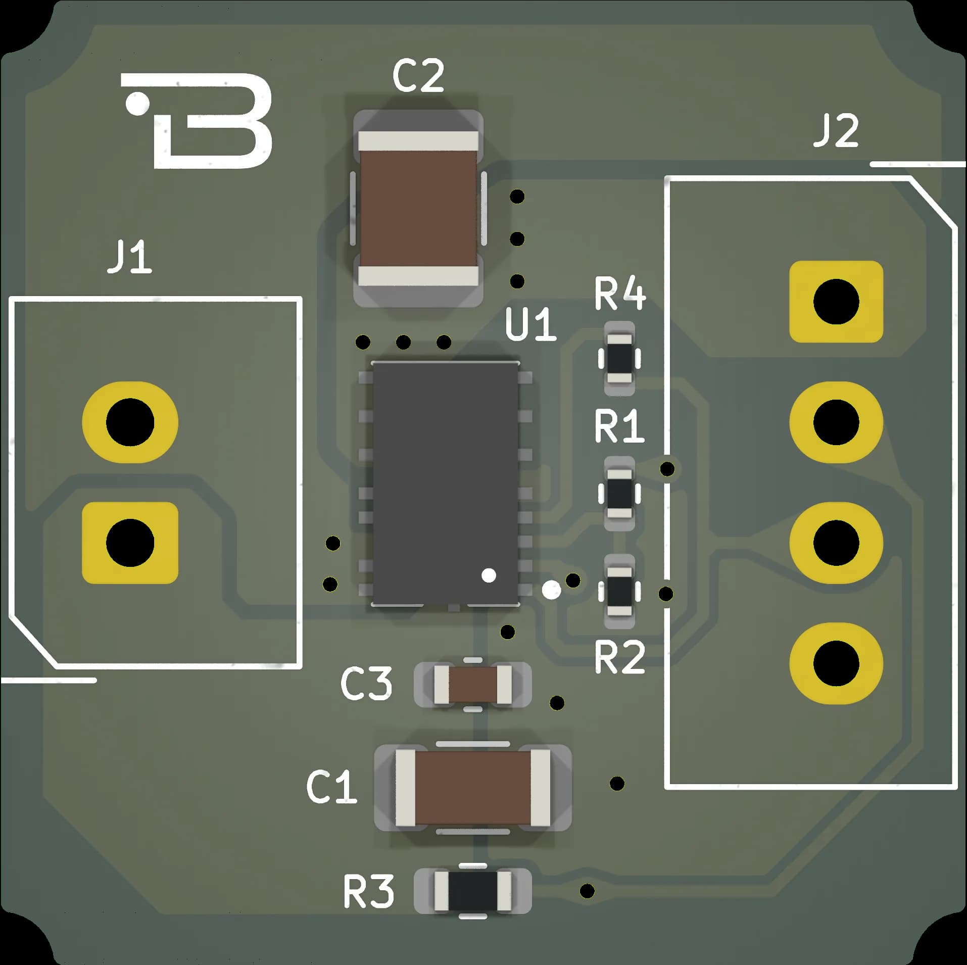 Boardoza MPM3515 Voltage Regulator Breakout Board – 1