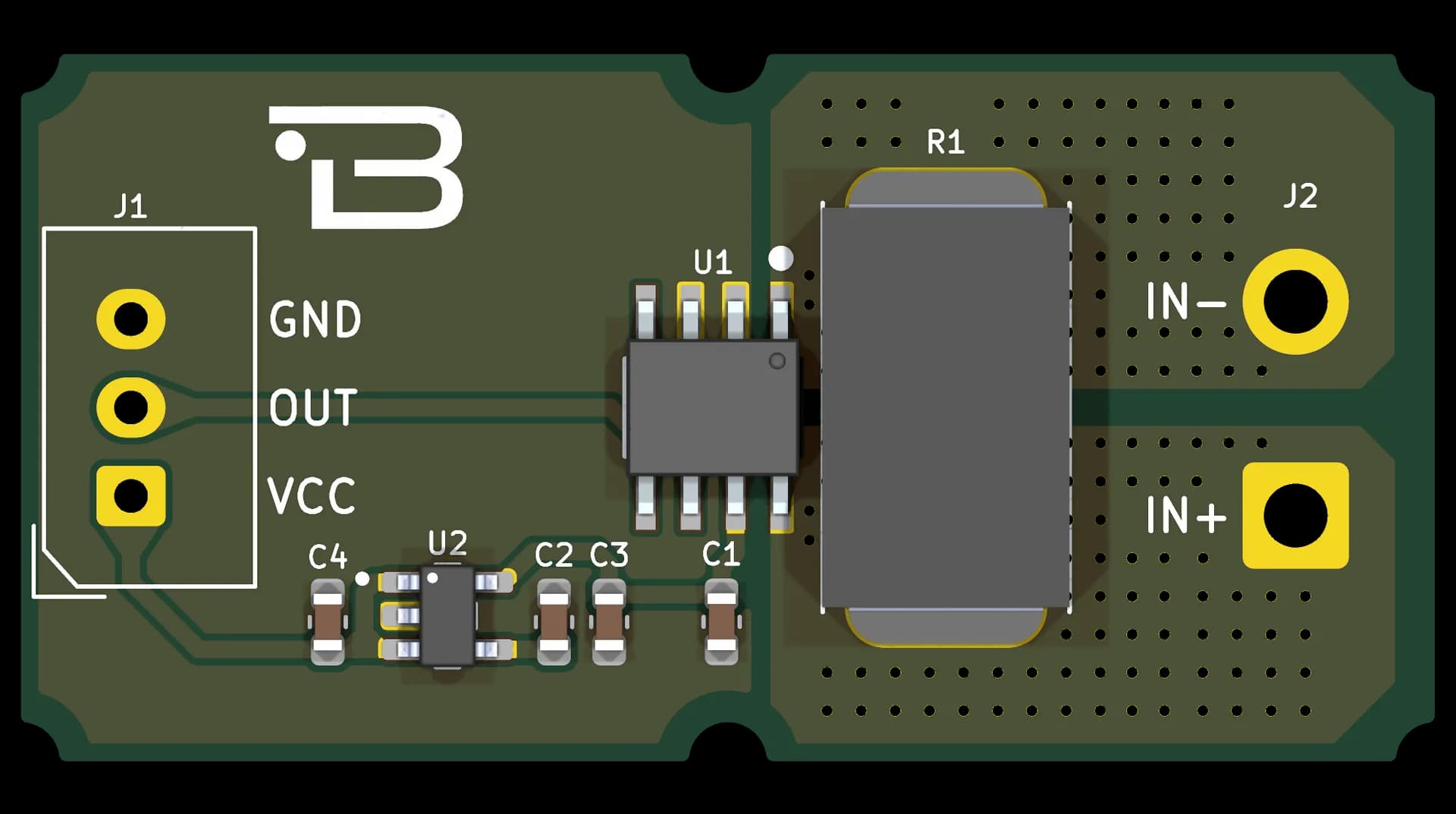 Boardoza TPA1295F Current Sense Breakout Board – 1