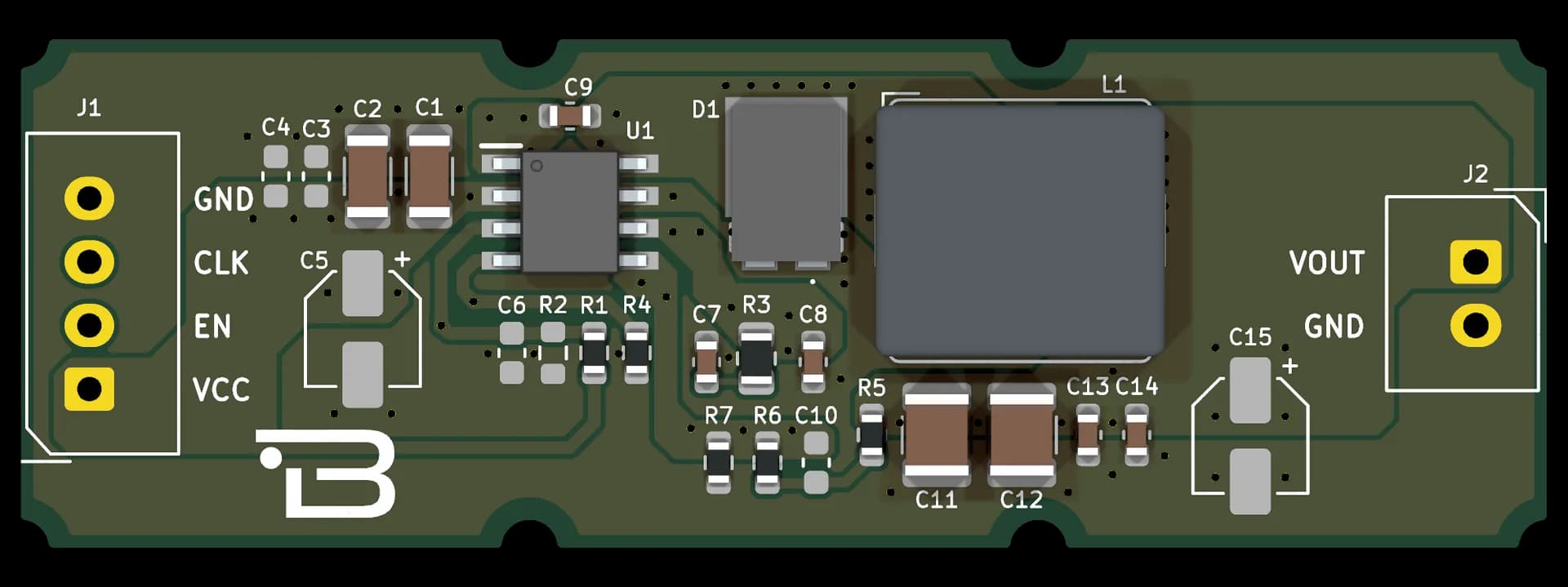 Boardoza TPP60308 5V Synchronous Buck Converter Breakout Board – 1