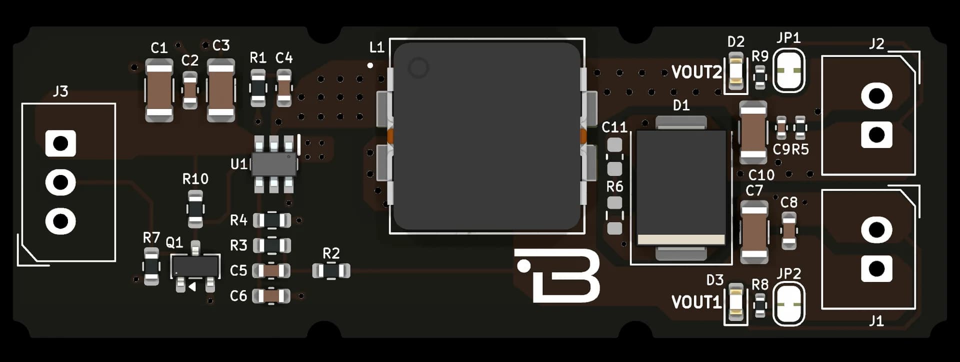 Boardoza TPP38002 5V Isolated Power Supply Breakout Board – 1