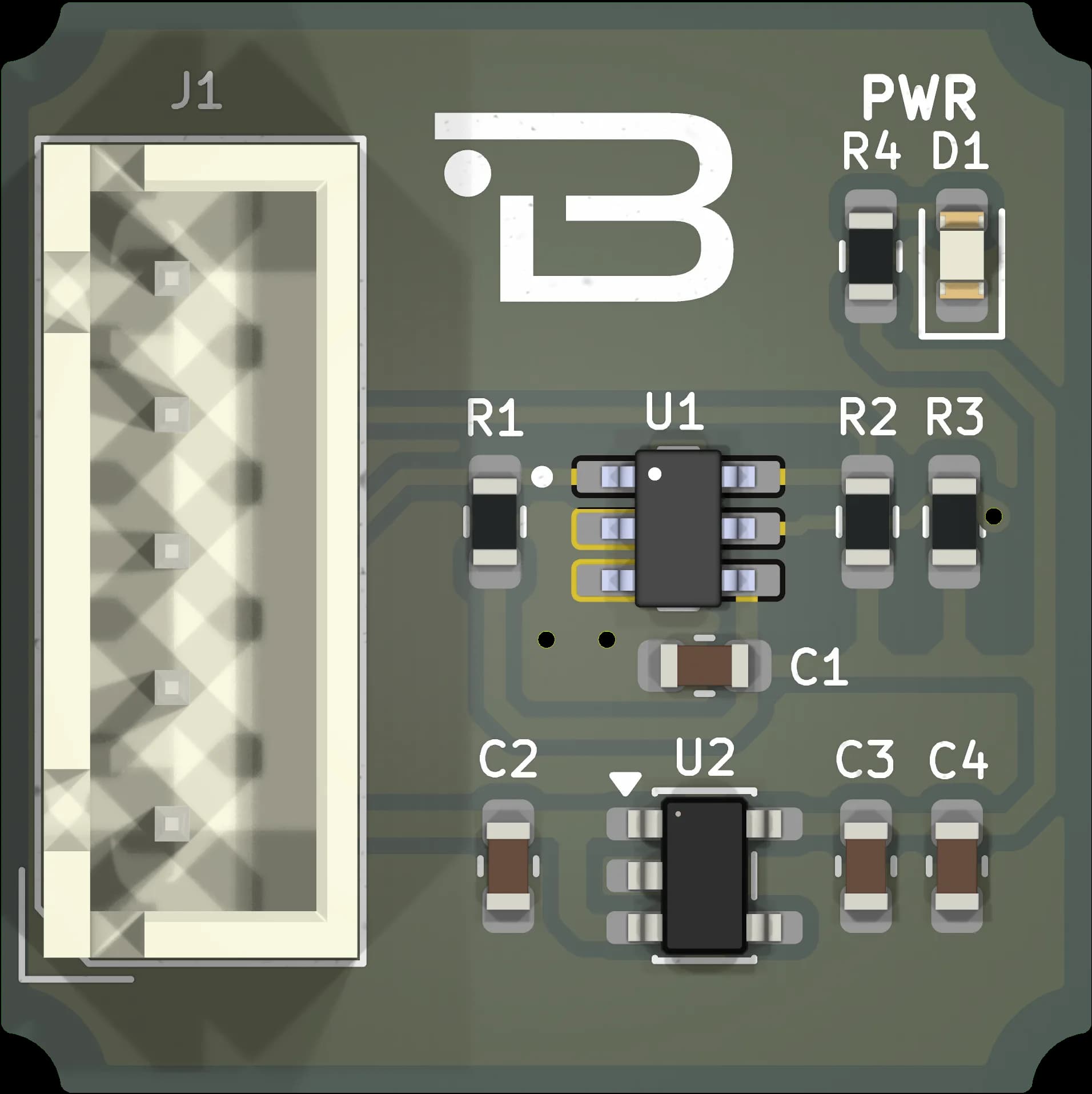 Boardoza TMAG5273A1QDBVR Three-Axis Magnetic Sensor Breakout Board – 1