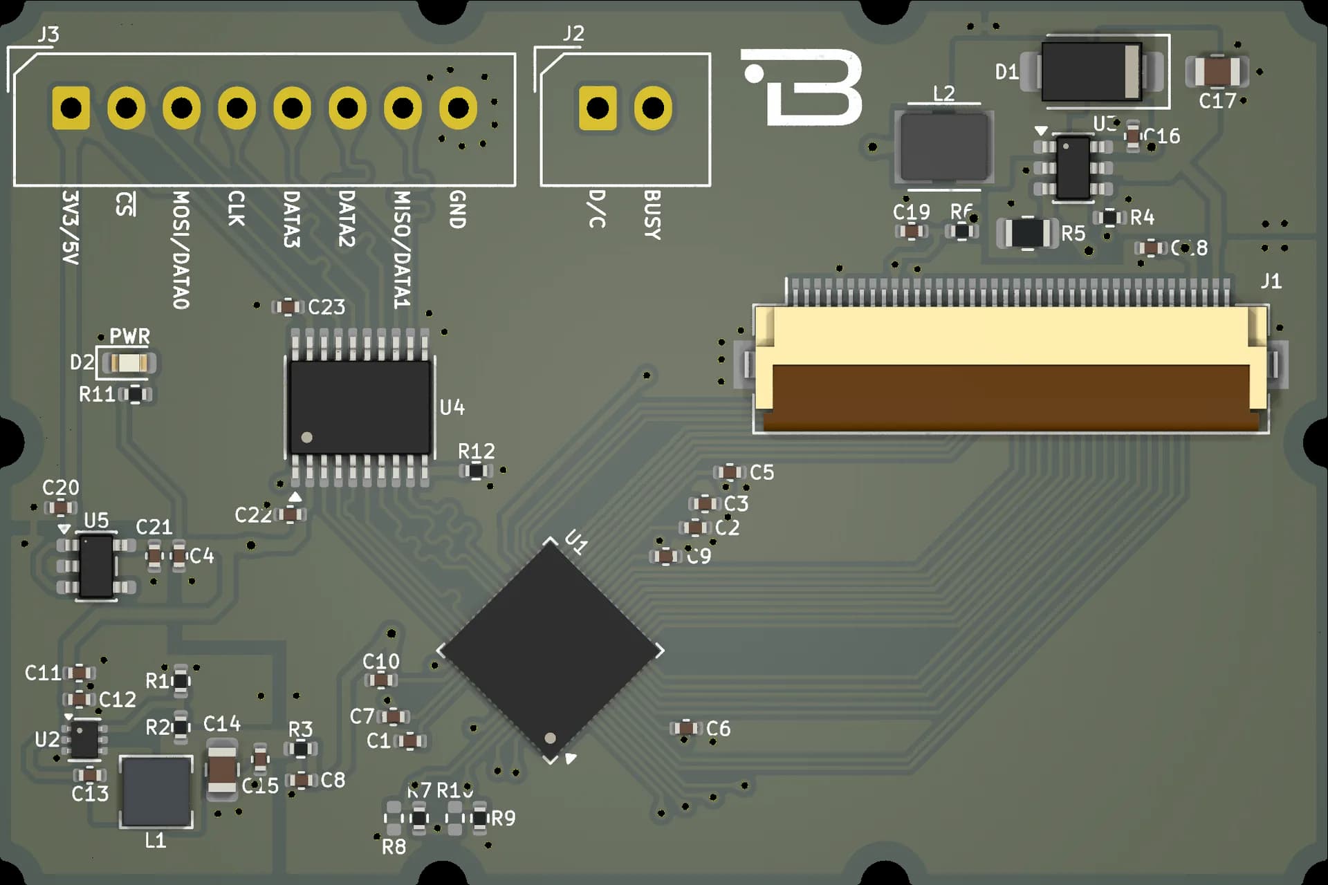 Boardoza TR230S TFT Driver Breakout Board – 1