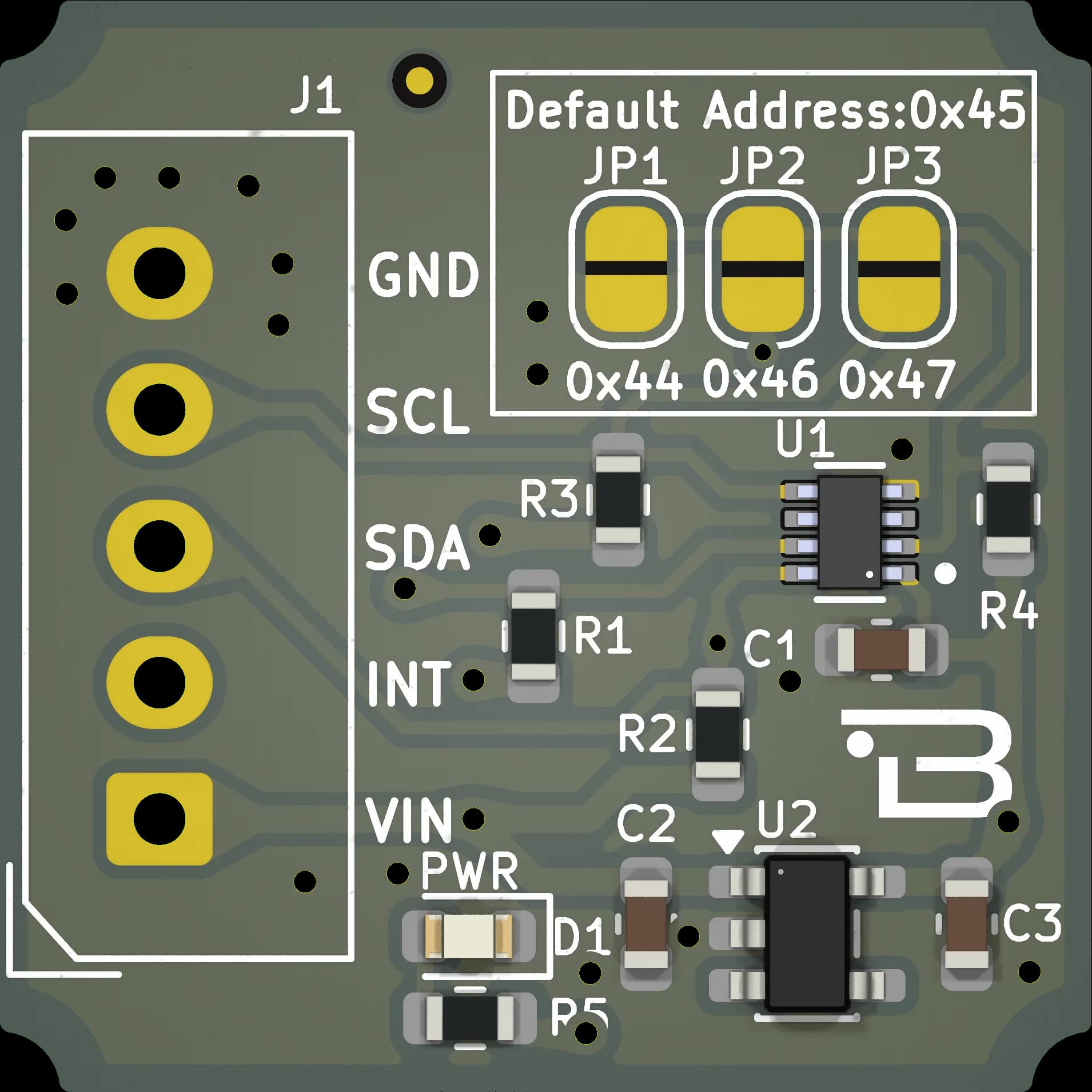 Boardoza OPT4048DTSR Ambient Light and Color Sensor Breakout Board – 1
