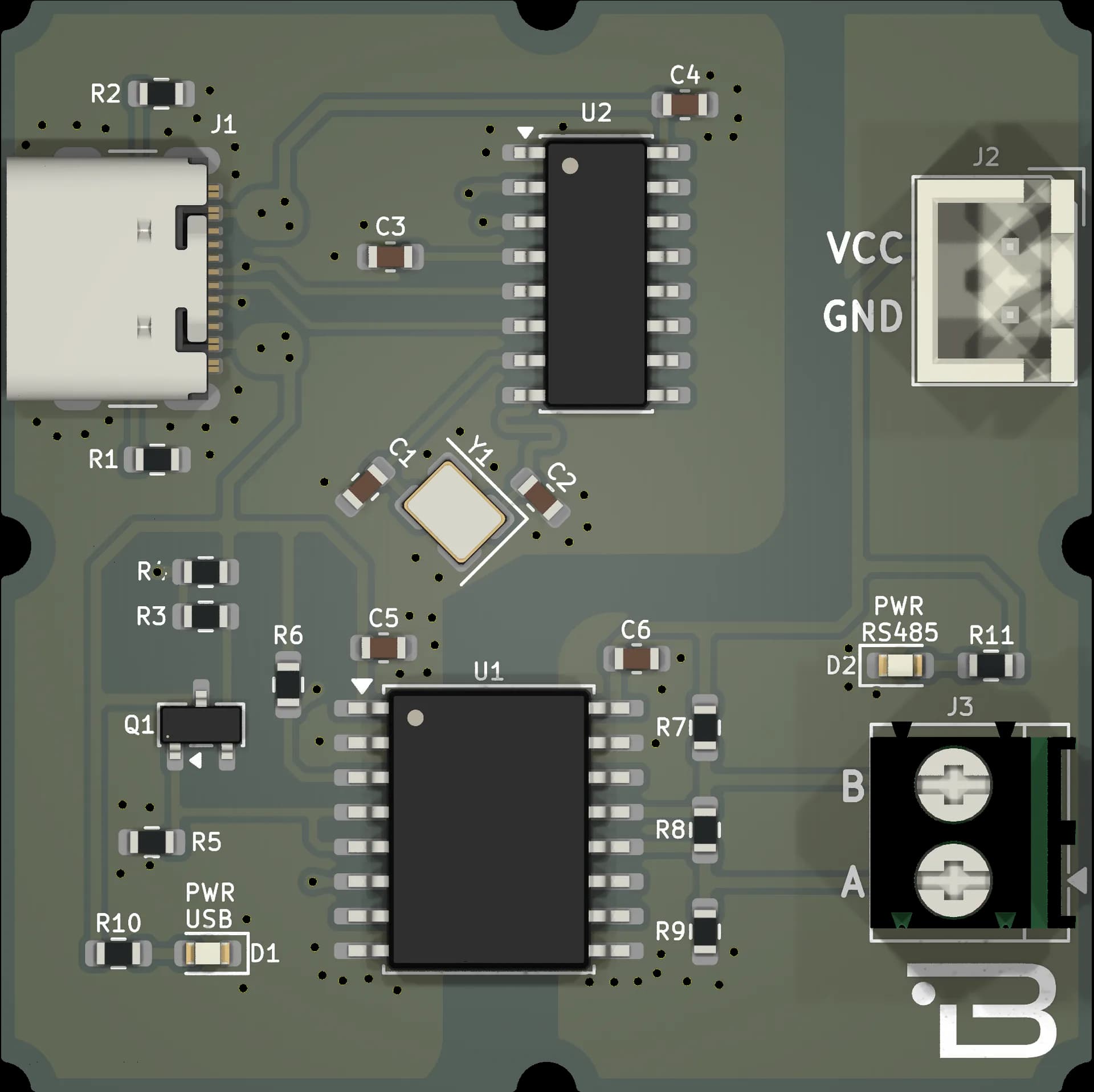 Boardoza TPT7487 Isolated RS485 Breakout Board – 1