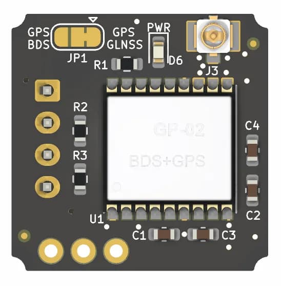 Boardoza GP-02 Light BDS/GNSS Receiver Breakout Board – 1