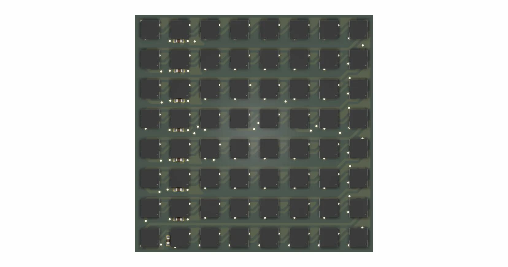 Boardoza XL-1010RGBC 8x8 LED Display Breakout Board – 1