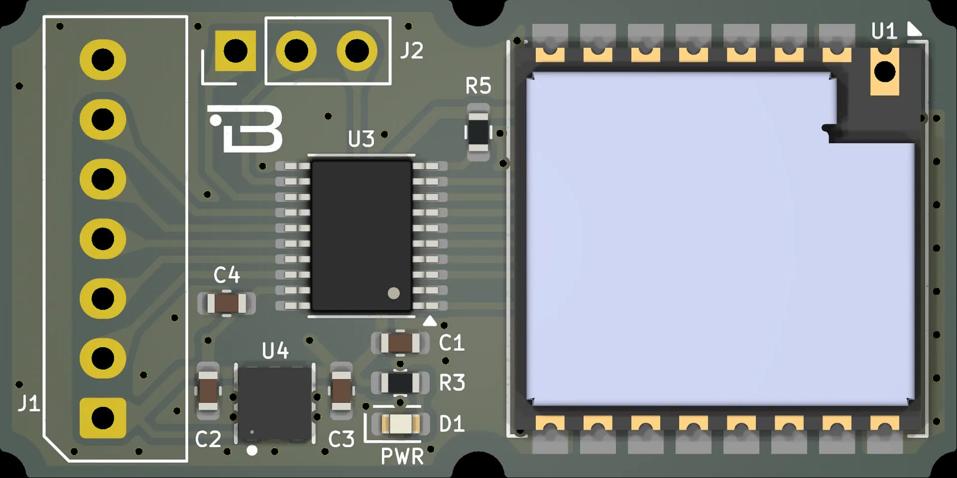 Boardoza RA-01S-P LoRa Transceiver Breakout Board – 1