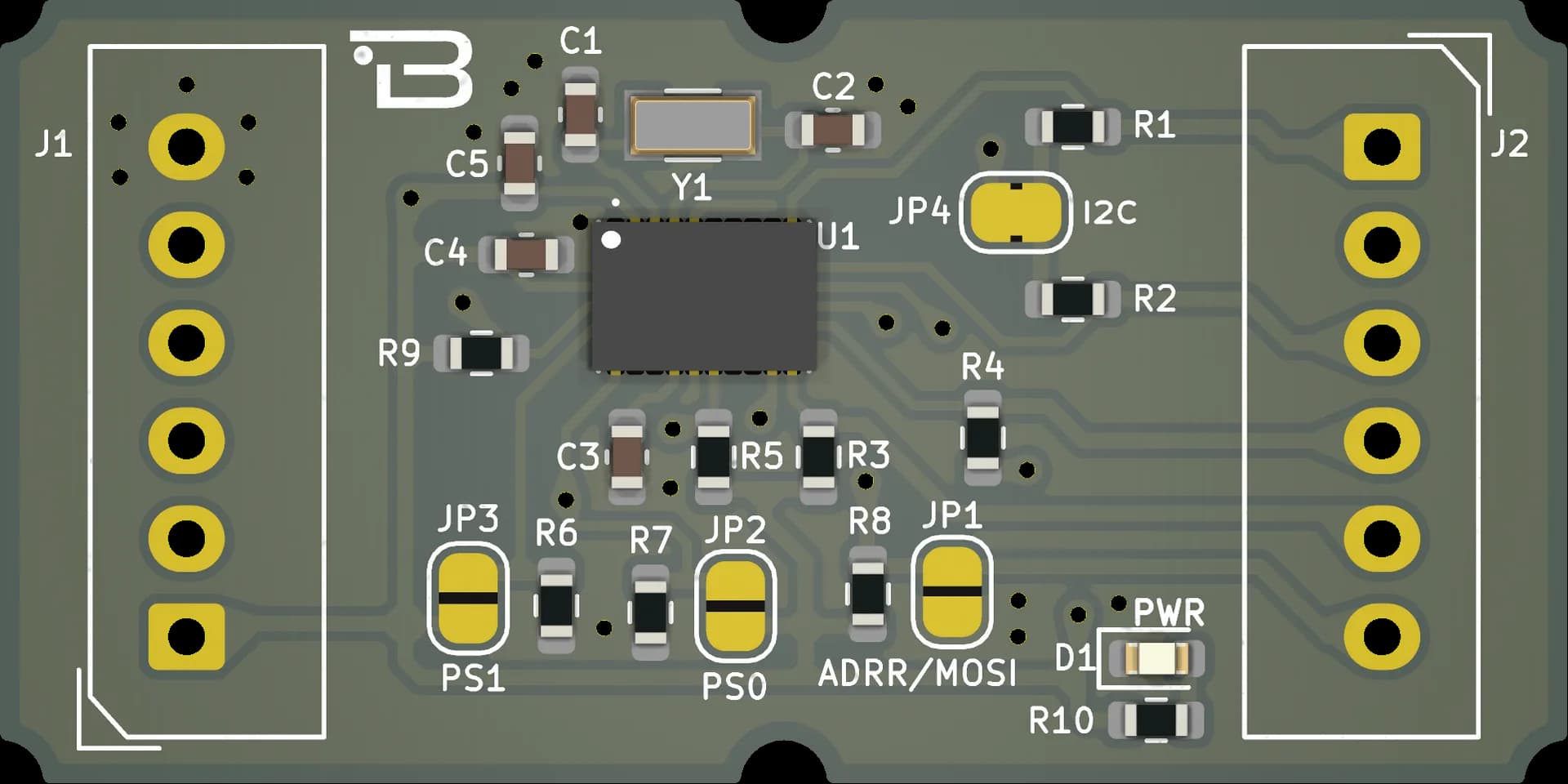 Boardoza BNO086 9-Axis Orientation Sensor Breakout Board – 1