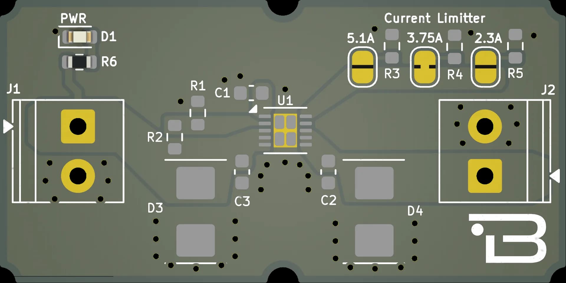 Boardoza TPS05P50 Electronic Fuse Breakout Board – 1
