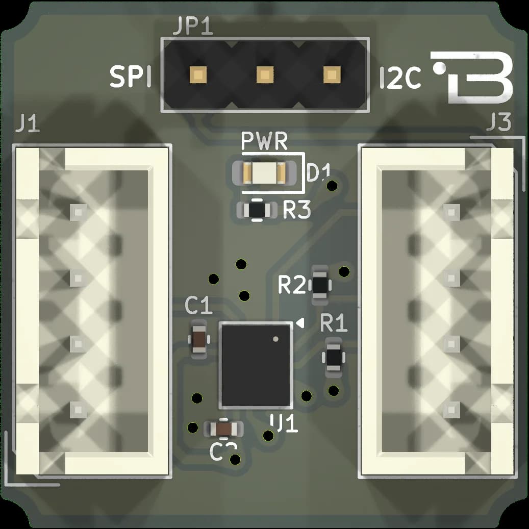 Boardoza LSM6DSL Six-Axis IMU Breakout Board – 1