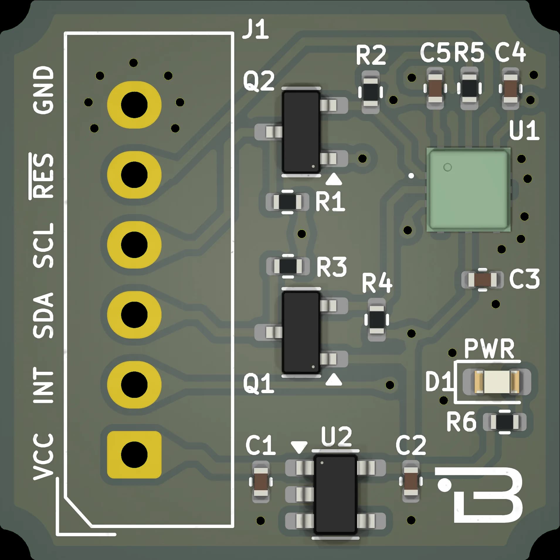 Boardoza ZMOD4510 Outdoor Air Quality Sensor Breakout Board – 1