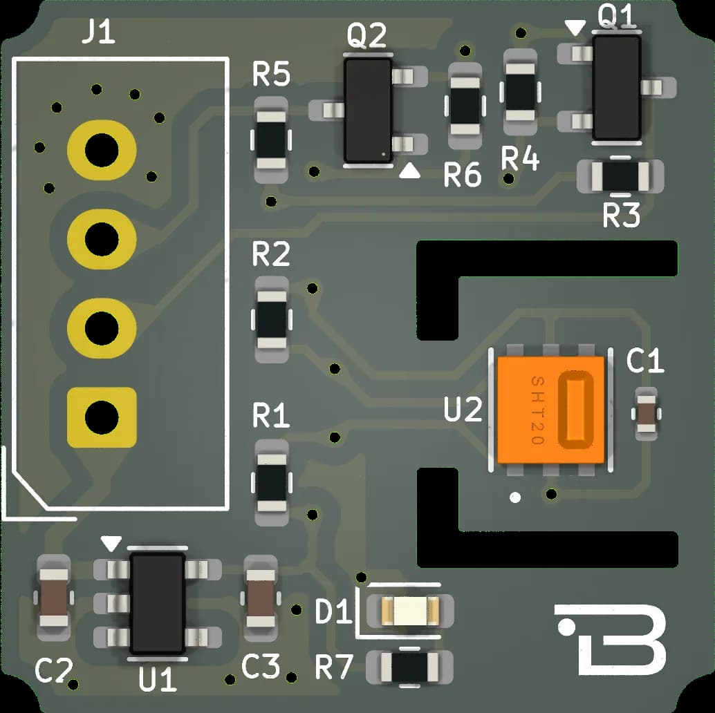 Boardoza SHT20 Humidity and Temperature Sensor Breakout Board – 1
