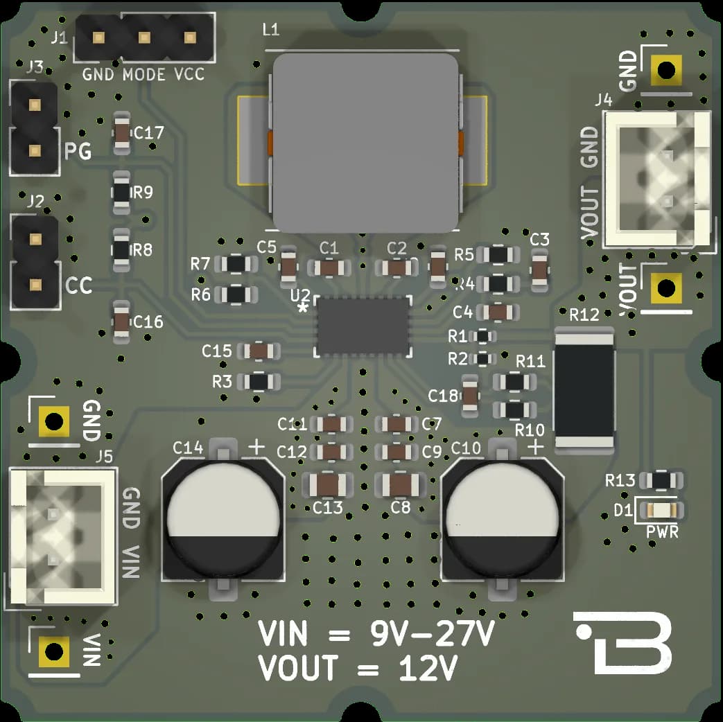 Boardoza TPS551892QWRYQRQ1 Voltage Regulator Breakout Board – 1