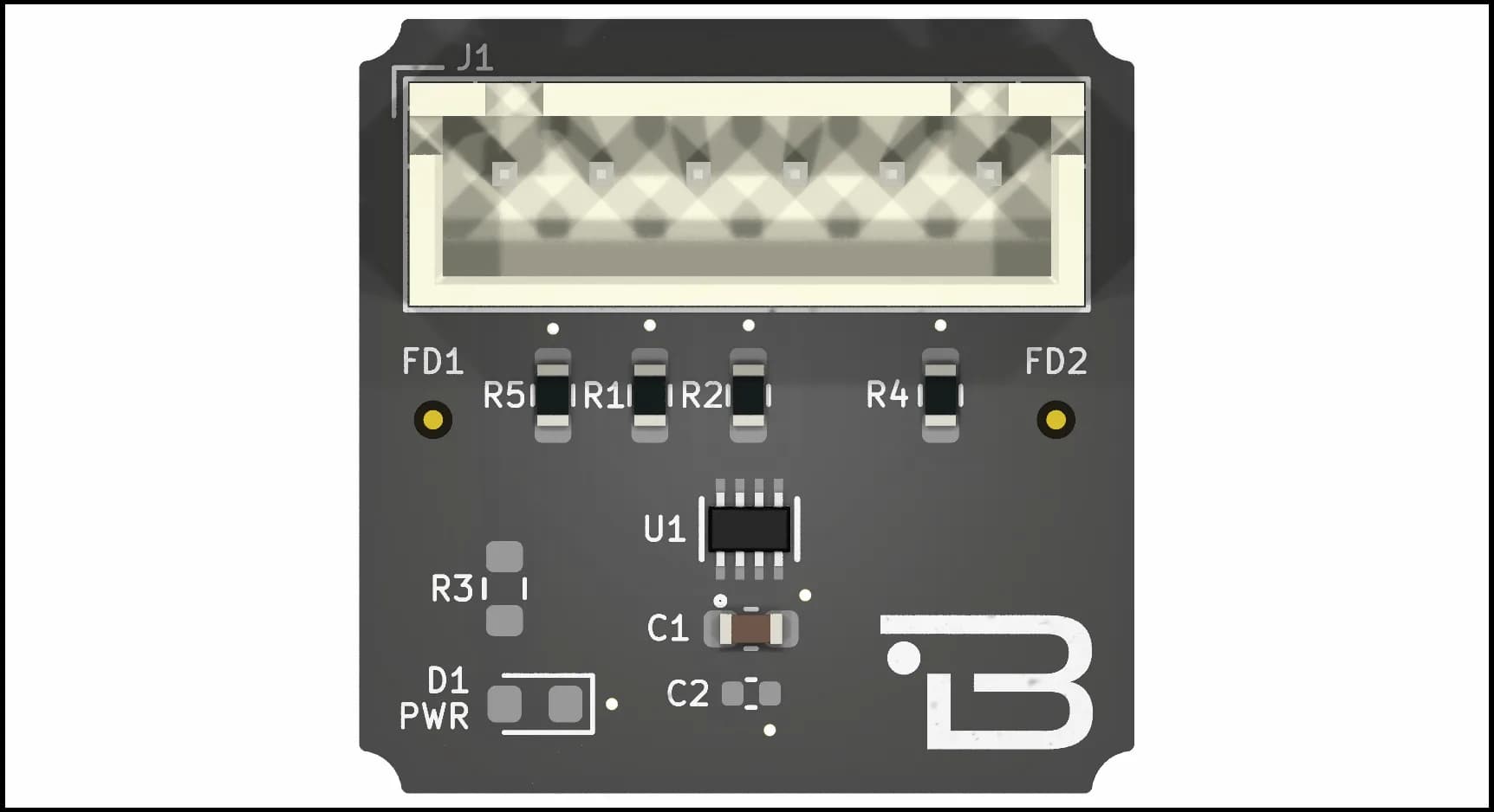 Boardoza OPT4060 RGBW Color Sensor Breakout Board – 1