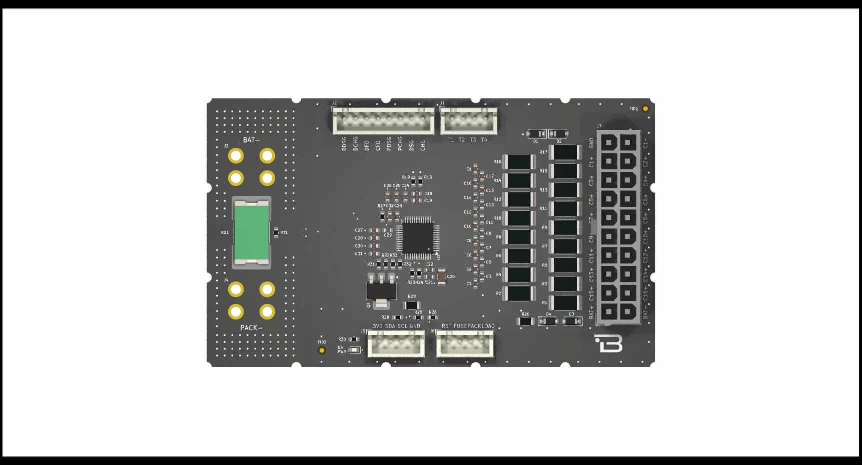 Boardoza BQ76952 Power Management Breakout Board – 1