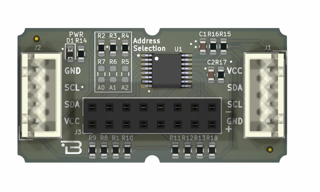 Boardoza TLC59208F I2C LED Driver Breakout Board – 1
