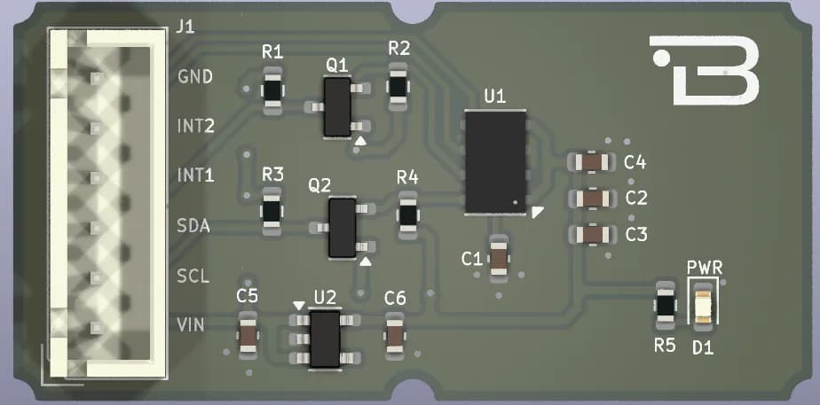 Boardoza MPL3115A2 Barometric Pressure and Temperature Sensor Breakout Board – 1