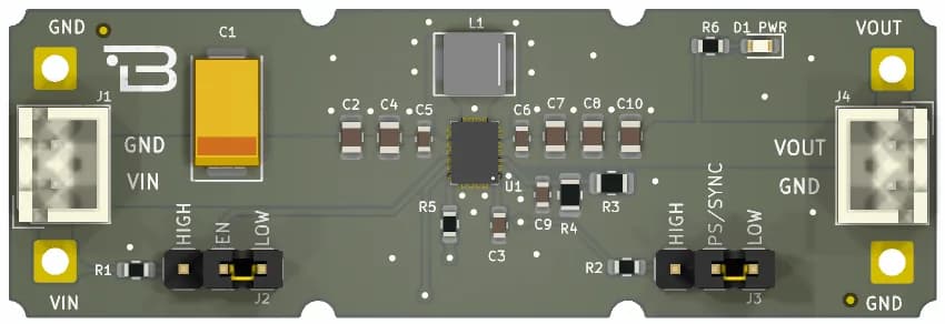 Boardoza TPS63020 3V3 Buck-Boost Regulator Breakout Board – 1