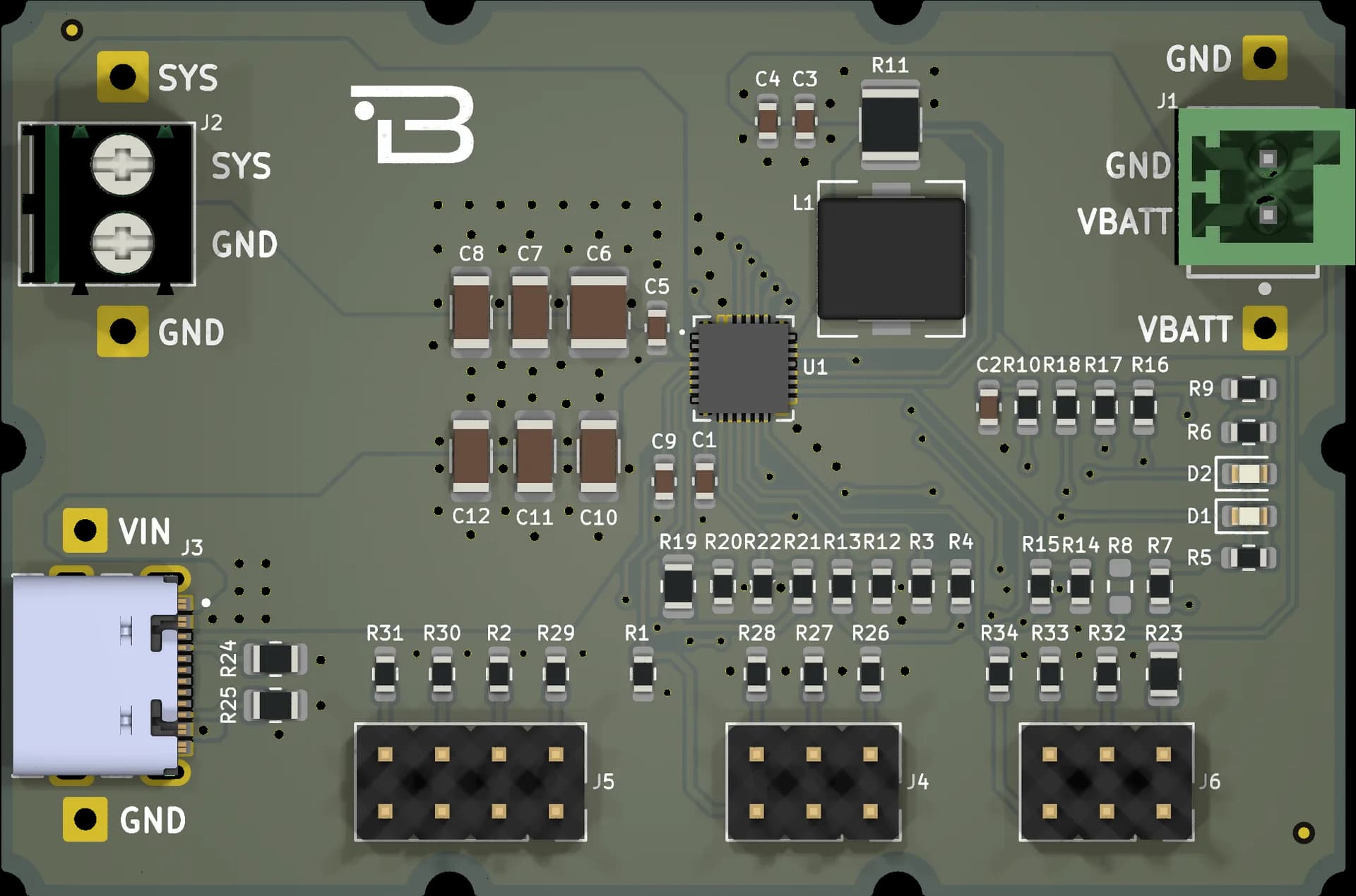 Boardoza MP2636 Battery Charger Breakout Board – 1
