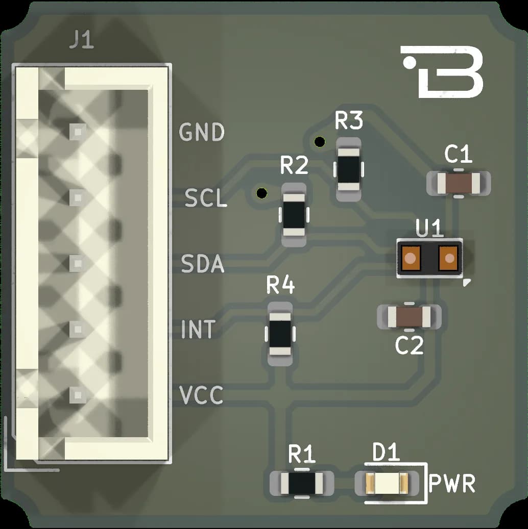 Boardoza RPR-0720 Optical Proximity Sensor Breakout Board – 1