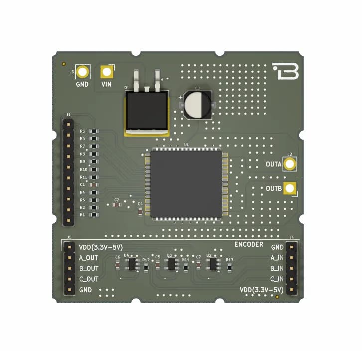 Boardoza VNH5019ATR Encoder DC Motor Driver Breakout Board – 1