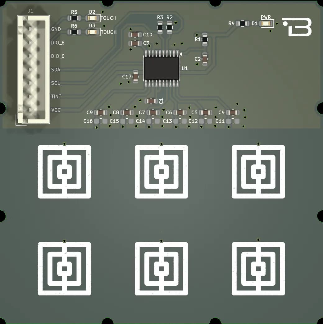 Boardoza ATA2508DA Capacitive Touch Sensor Breakout Board – 1