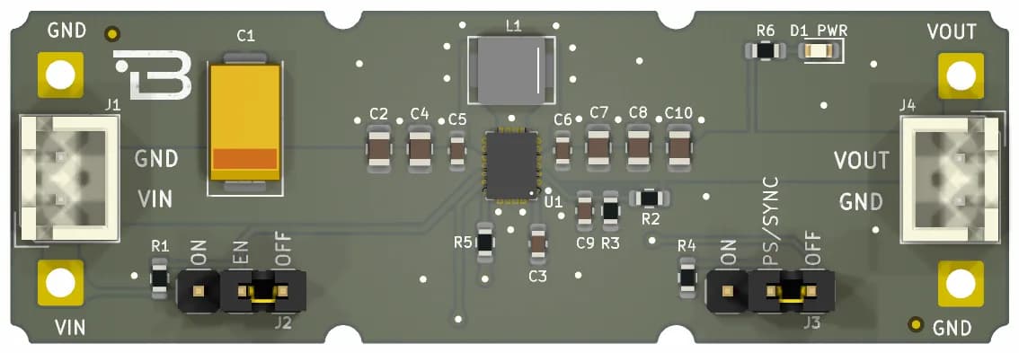 Boardoza TPS63020 5V Buck-Boost Regulator Breakout Board – 1