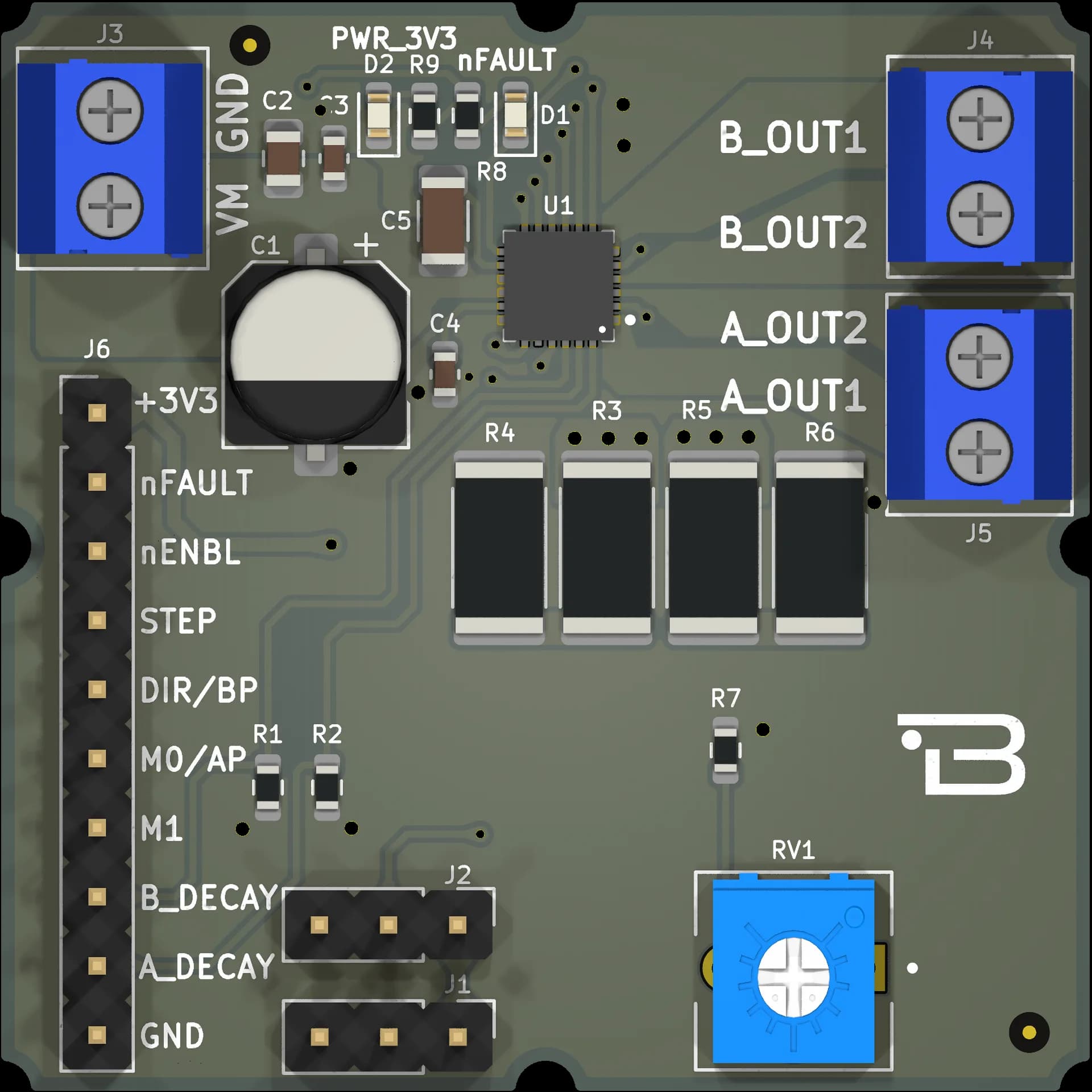 Boardoza DRV8834 Dual H-Bridge Motor Driver Breakout Board – 1